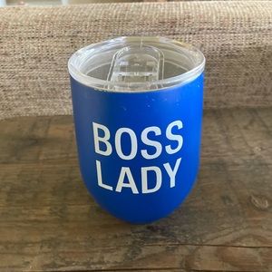 Boss Lady 12 oz. Insulated Wine Glass